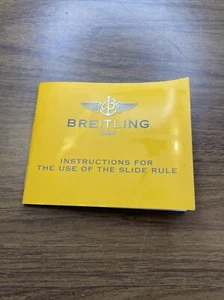 BREITLING INTERNATIONAL ANLEITUNG ZUR VERWENDUNG DES SCHIEBERREGELHEFTES - Bild 1 von 6