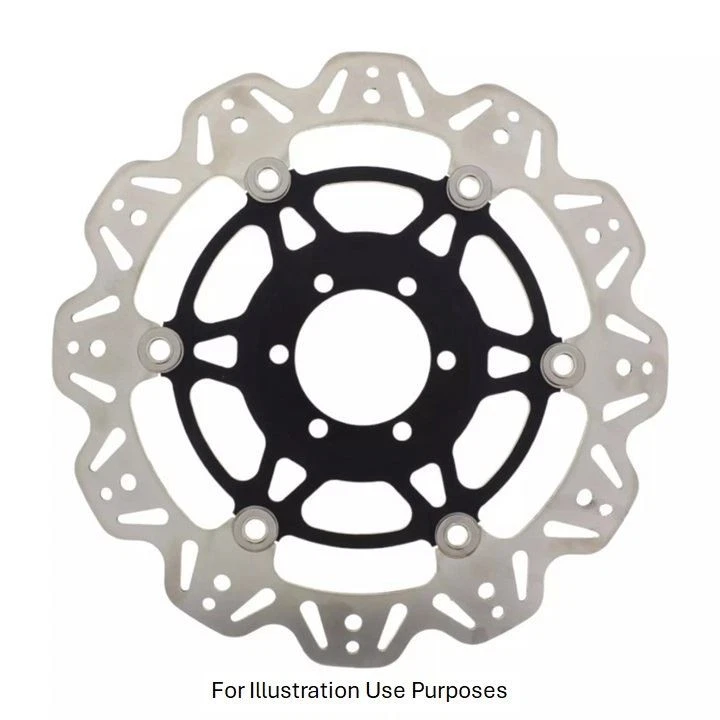 EBC Float Vee Rotor FR BLK Buje Delantero Derecho para Yamaha FJ 1200 3XW Tipo 1988-1995 Foto 1 de 1