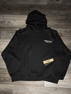 Sudadera con capucha Essentials Fear Of Hod negra/blanca Foto 1 de 4