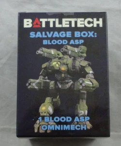 Battletech Blood Asp Salvage Box (includes mech & card) CAT36013 - Picture 1 of 1