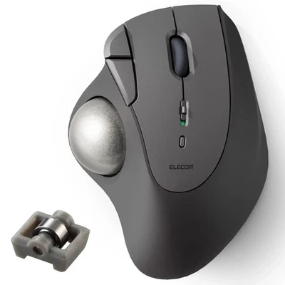 Wireless Trackball Mouse Bluetooth IST Bearing Support Thumb Operation 36mm Ball - Image 1 of 4