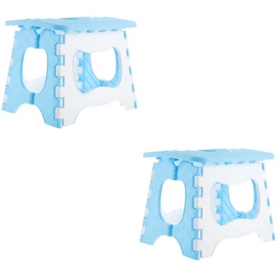  2 PCS Hocker Kunststoff Zusammenklappbar Plastikhocker Kompaktstuhl - Bild 1 von 4