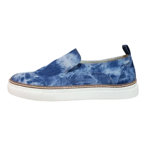 Zapatillas sin cordones Crown Vintage Kaide azul tie dye para mujer talla 8,5 - Imagen 1 de 8