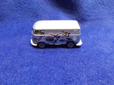 Matchbox Superfast  #72 Silver Gray VW Delivery Van, "TNT" Print, 5 Spoke Wheels - Image 1 of 3