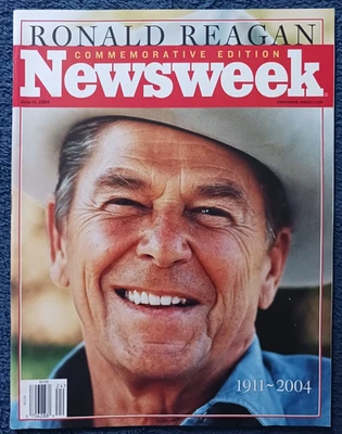 Newsweek Magazine - June 14 2004 - Ronald Reagan Commemorative Edition 1911-2004 Foto 1 de 3