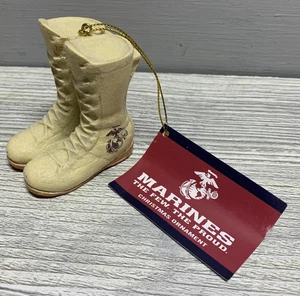Kurt S. Adler USMC Marines Combat Boots Christmas Ornament MC2161 Licensed EGA - Picture 1 of 10