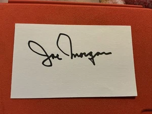 Joe Morgan 🔥🔥MLB Boston Red Sox🔥🔥Auto🔥🔥 - Picture 1 of 1