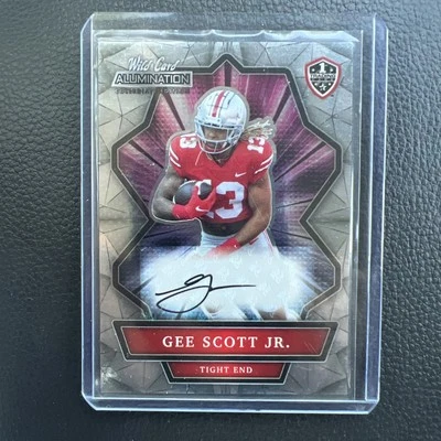 Gee Scott 2021 Wild Card Alumination Collegiate Edition Auto Ohio State Buckeyes - Image 1 of 4
