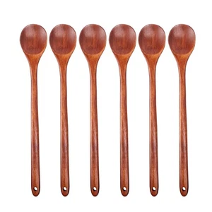 3X(CuillèRes en Bois pour Ensemble de Cuisine, CuillèRes à MéLanger en Bois6489 - Bild 1 von 9