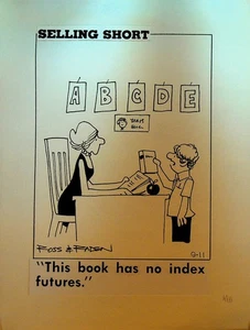 Selling Short Original Comic Strip Art 1980s Book Has No Index Futures - Picture 1 of 1