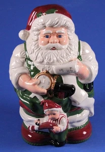 Vintage JCP ALACARTE 12" Weihnachten Keksdose Santa & Elfe - BOX - Bild 1 von 5