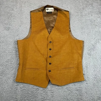 Vintage 70s Levi’s Corduroy Vest L Panatela Tops Brown - Image 1 of 4