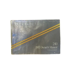 Volvo 1987 240 Owners Manual General Maintenace Instructions Book USA CANADA - Bild 1 von 6