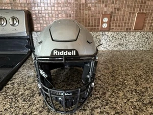 Riddell SpeedFlex Football Helm Metallic Silber Schwarz Gesichtsmaske Erwachsene Large '24 - Bild 1 von 11
