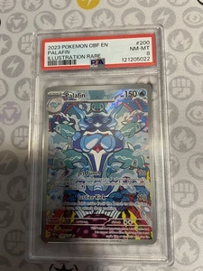 Pokemon SV Scarlet Violet Obsidian Flames Illustration Rare Palafin 200 PSA 8 - Bild 1 von 2