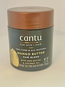 Cantu For Skin & Hair Mango Butter Raw Blend 5.5oz 100% Natural New - Picture 1 of 1