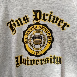 Lee vintage bus driver university jumper/sweatshirt xl - made in USA - grey - Picture 1 of 9