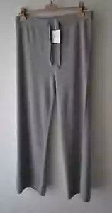 Majestic Filatures Marl Grey Cashmere & Wool Lounging Pants Size 4, XL €220 - Picture 1 of 4