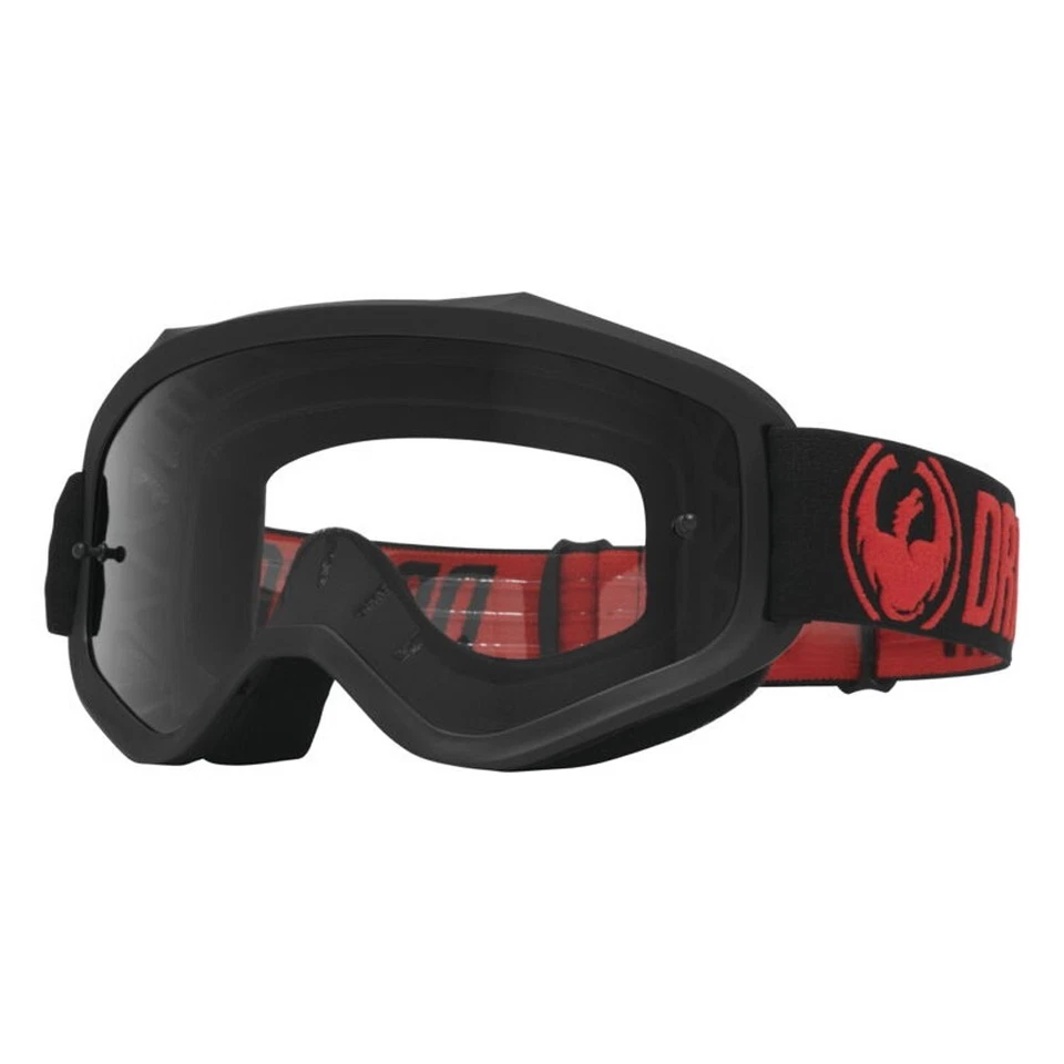 Dragon Eyewear MXV Black and Red Off Road Goggle with Clear Lens - Image 1 of 1