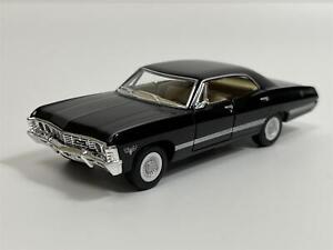 1967 Chevrolet Impala Black Supernatural Theme Pull & Go 12 cm Kinsmart 