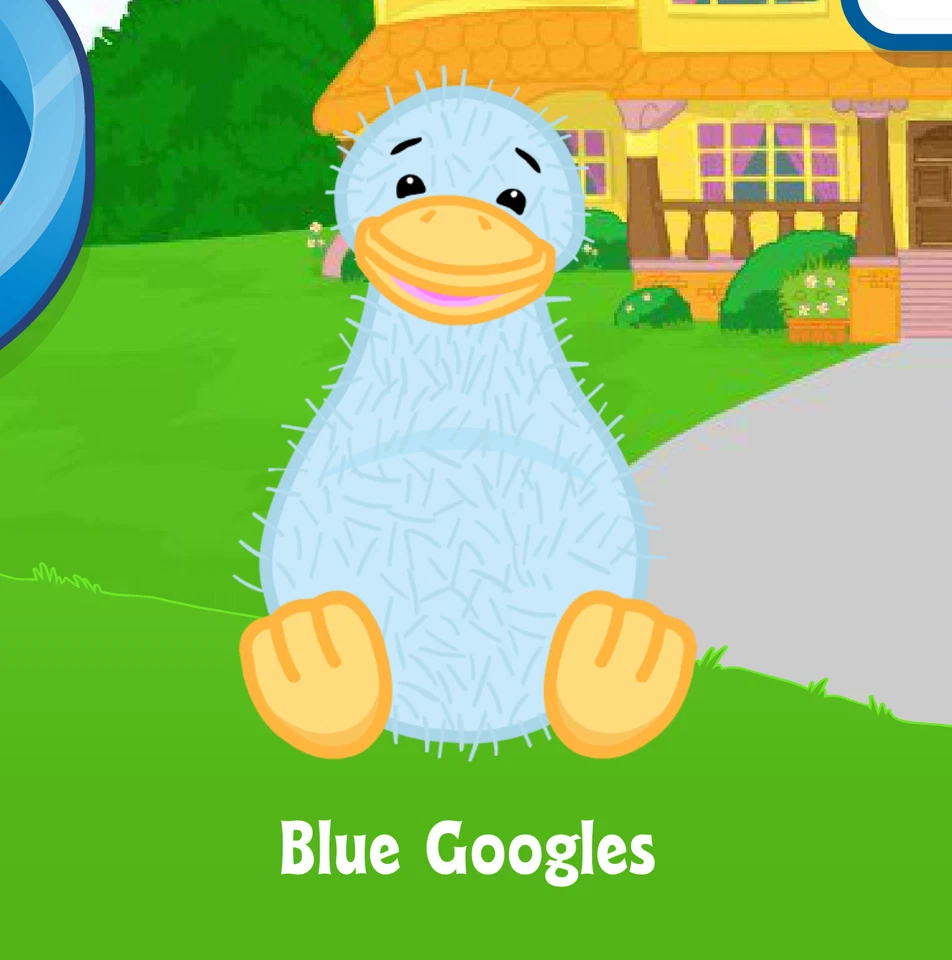 Webkinz Blue GooglesVirtual Adoption Code Only Messaged Webkinz Blue Googles Pet - Image 1 of 1