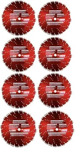 14" Laser Welded Diamond Blade fits Stihl gas cut-off saw, walk behind saw (8pk) - Picture 1 of 10