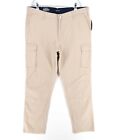 NAUTICA Light Brown Classic Fit Cargo Pants Trousers W38 L34