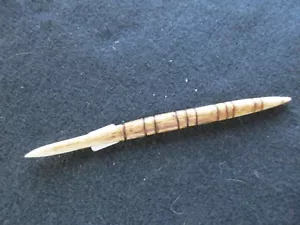 NORTHWEST COAST AWL, SPILLA PER CAPELLI TRIBALI NATIVI AMERICANI, WY-0123*07178 - Foto 1 di 7