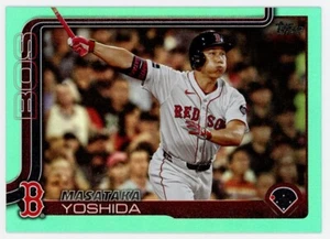 2025 Topps Series 1 Masataka Yoshida #324 Aqua Foil Boston Foil Boston Red Sox - Bild 1 von 2