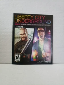 GTA Episodes From Liberty City- PS3 - Manual Only - VG-NM Condition - Eng Ver - Foto 1 di 2