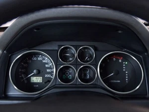 Zum Mitsubishi Pajero III 99-06 6- Teilig Aluminium Tachoringe / Tacho Ringe - Picture 1 of 9