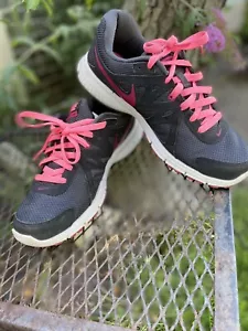 Nike Revolution 2 Black Pink 554900 003 Running Shoes Size 9.5 VGC - Picture 1 of 11