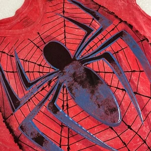 Marvel Spiderman Spider Sense T-Shirt Web Blue/Black Spider Logo 2011 Red Sz XL - Picture 1 of 9