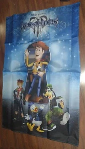 Disney Kingdom Herzen 3 Stoff Stoff Poster Toy Story World Sheriff Woody Neu in Verpackung - Bild 1 von 3