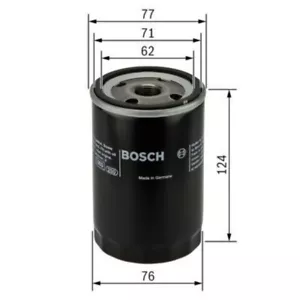 Bosch 0 451 103 259 Oil Filter Replacement Fits Ford Ka Van 1.3 i 1.3 1998-2005 - Picture 1 of 1