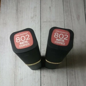L'oreal Colour Riche Matte Lipstick #802 Matte-sterpiece - 0.13 oz Nude Lot of 2 - Picture 1 of 4