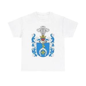 KRZYWDA Coat of Arms T-Shirt - Polish Nobility Heritage from Kingdom of Poland - Picture 1 of 21