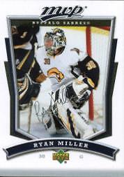 2007-08 Upper Deck MVP Buffalo Sabres Hockey Card #243 Ryan Miller