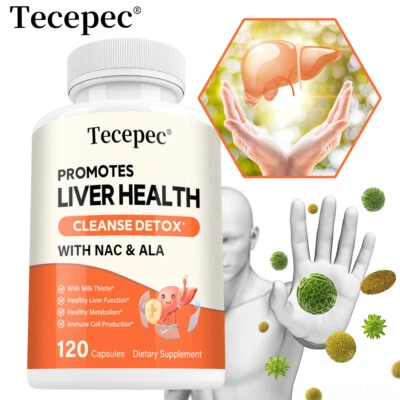 TECEPEC Nac N-Acetyl L-Cystein 800 Mg Kapseln Nicht Gmo, Glutenfrei, Einfache Absorption