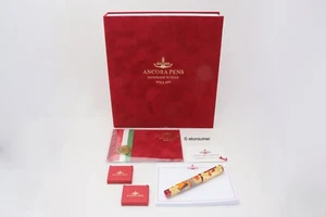 Ancora 1000 Miglia Limited Edition 88 Penna Stilografica Penna Oro 18K Scatola M - Foto 1 di 8