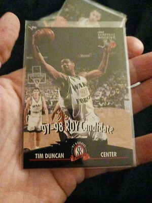 1997 Score Board Rookies #57 Tim Duncan San Antonio Spurs RC HOF - Image 1 of 2