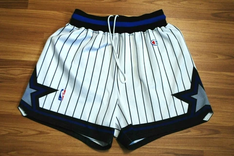 SHORTS BASKET ORLANDO MAGIC 90s CHAMPION USA BASKETBALL VINTAGE WHITE SIZE XL Cover