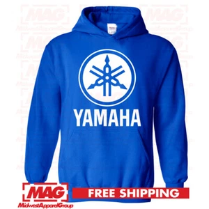 Yamaha Hoodie Racing Motocross Kapuzenpullover Motox ATV weiß Logo OEM R1 R6 - Bild 1 von 3