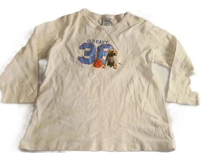 Camiseta Pullover Old Navy para Niño Manga Larga Causal Logo Sólido Blanco Talla XL G001 Foto 1 de 2