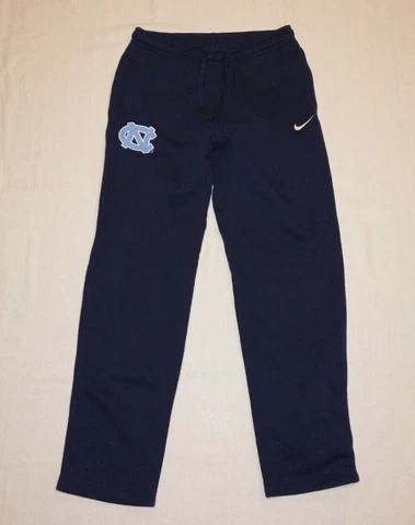 NICE Nike Mens UNC North Carolina Tar Heels Navy Fleece Athletic Sweat Pants M Cover