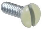 4187 Ivory Electrical Switch Plate Screw 6-32 X 1/2In. (20-Pack)