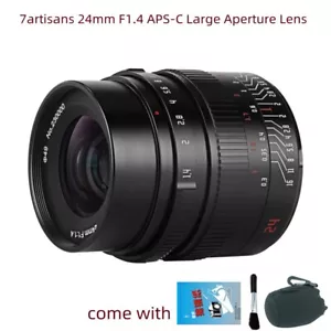 Lente principal de gran apertura 7artisans 24 mm F1.4 para panasonic para cámara Micro M4/3 - Imagen 1 de 11