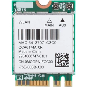 Tarjeta de red inalámbrica Intel QCNFA364A NGFF/M.2 Bluetooth4.1 Modo dual Usada - Imagen 1 de 1