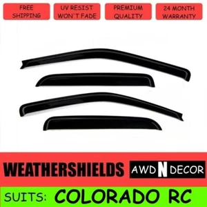 LUXURY Weathershields, Weather shields for Colorado Dual Cab 2008-2012 RC models - Foto 1 di 3