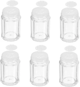 PLAFOPE 6Pcs Loose powder bottle Cosmetic powder bottle powder dispenser Loos... - Picture 1 of 3